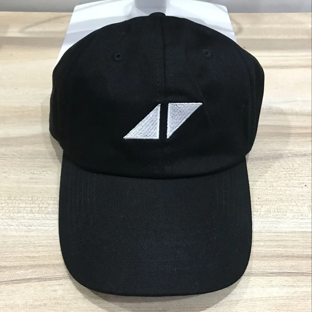 Черная хлопковая бейсболка для DJ Avicii dad регулируемая в стиле хип-хоп | Аксессуары