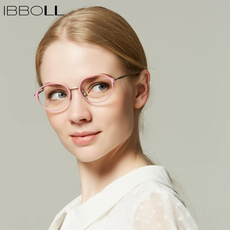 Ibboll винтажные металлические солнцезащитные очки с принтом оправа модная круглая