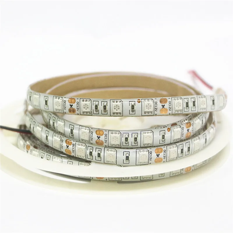 Dc12в светодиодные Фито лампы полный спектр полосы света 60 светодиодов/м 5050 чип LED
