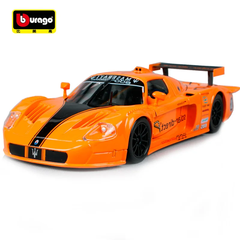 

Bburago 1:24 Maserati MC12 Track car Diecast Model Car Toy New In Box Free Shipping Orange 21078