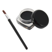 professional waterproof gel eye liner shadow cream cosmetics eyeliner brush black set eyes makeup eyeliner