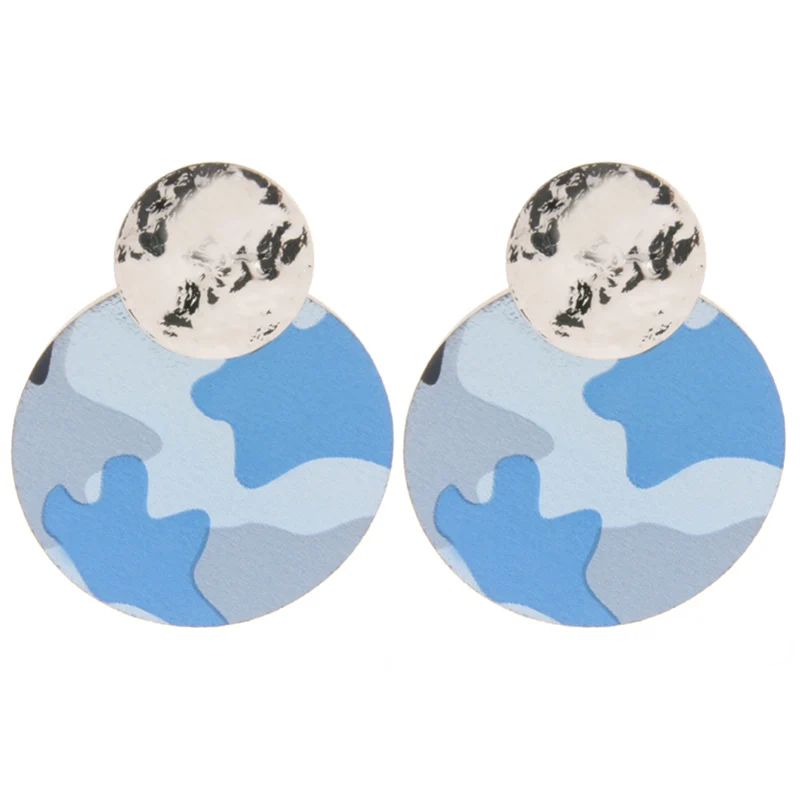 NeeFu WoFu кожаные серьги в виде капли воды большие из сплава меди длинные женские Brinco