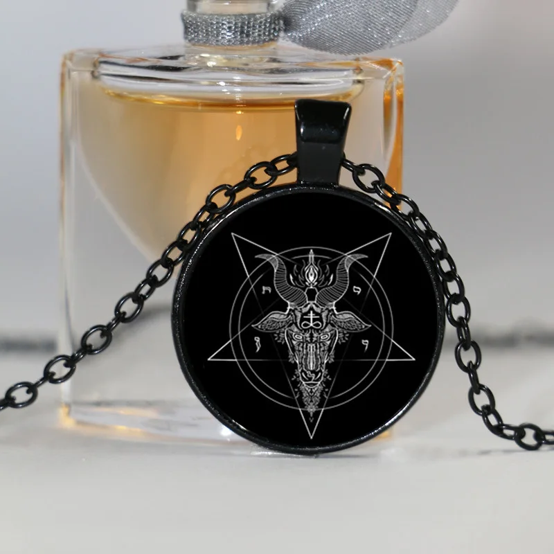 Модные ювелирные изделия Сладкая пентаграмма Baphomet арт Логотип Подвески