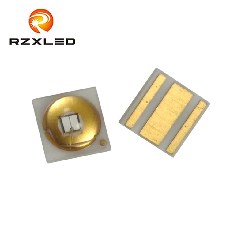 10 шт./лот LED 1 Вт UVA 3 5 V 350MA Ультрафиолетовый диод 370NM 365NM 3535 пакет для денег и ID