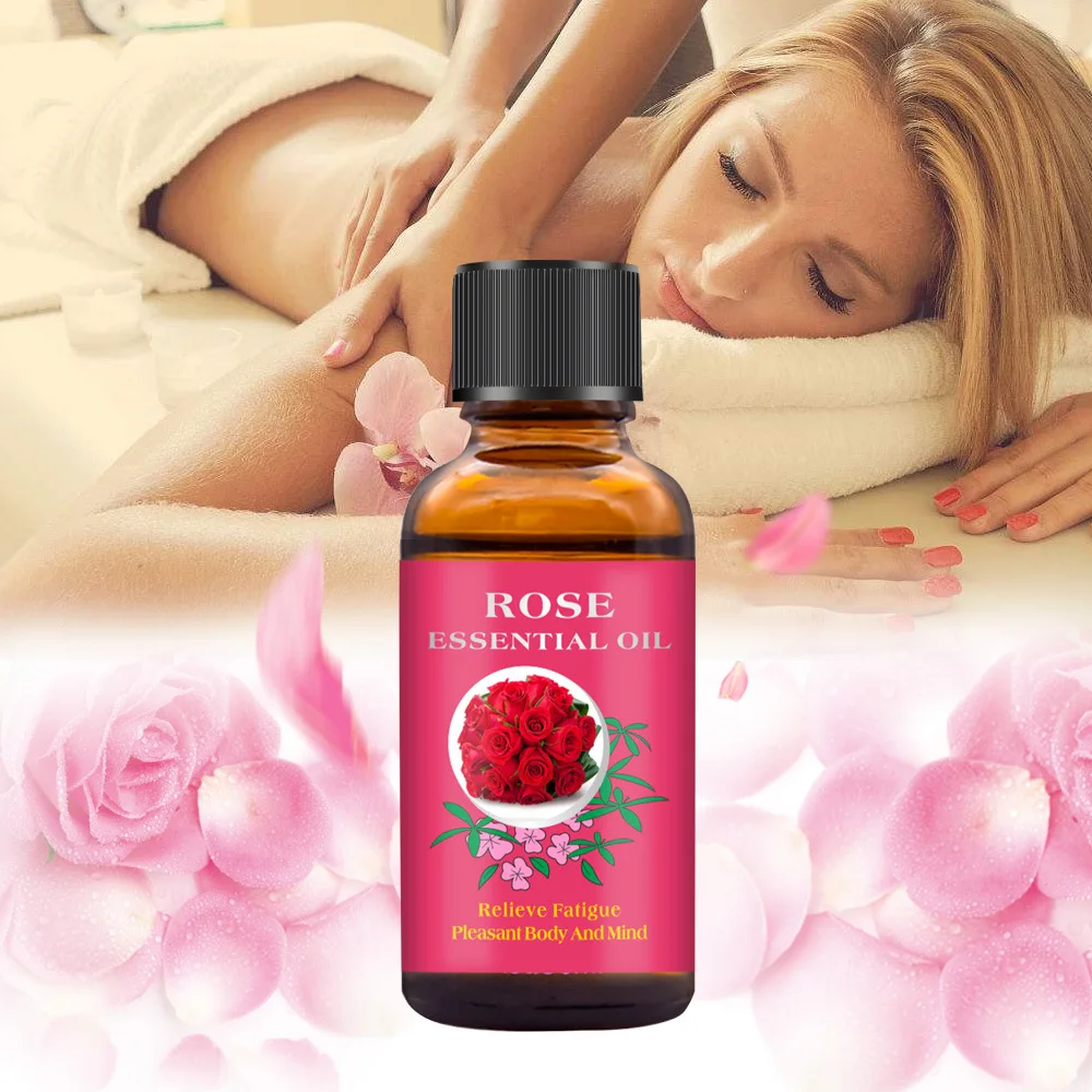 

Hot Sale Pure Plant Essential Oil Rose Body Massage Oil 30ml Thermal Body Ginger Essential Oil For Scrape Therapy SPA