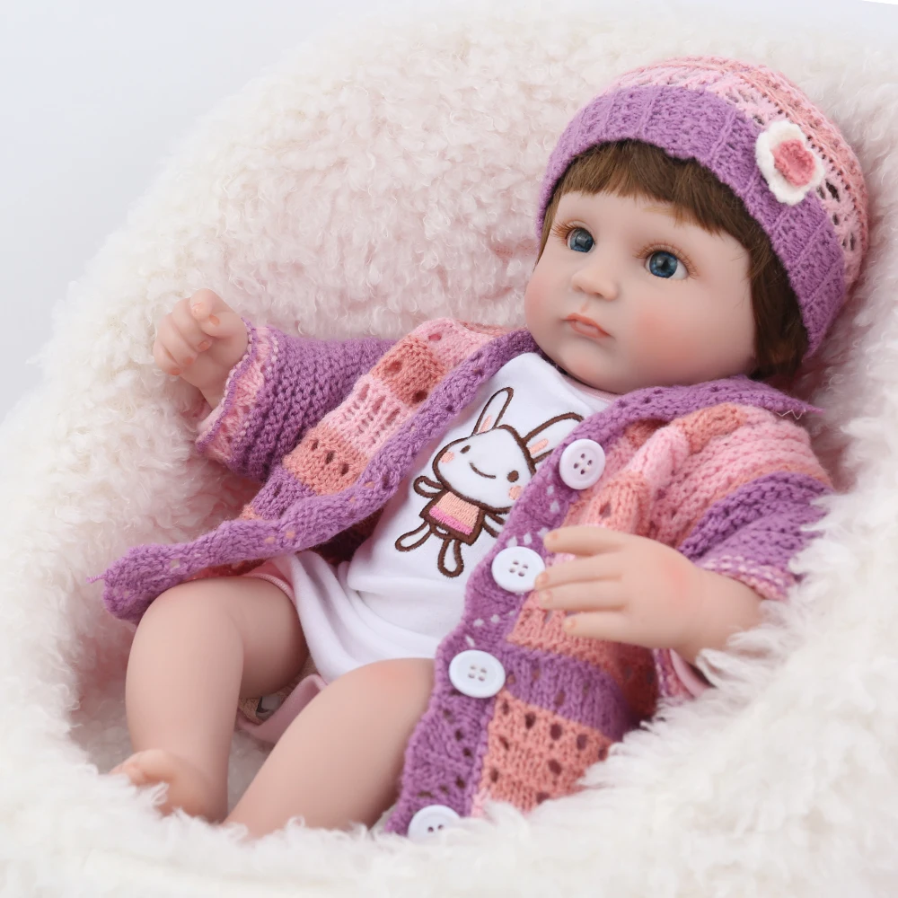 KAYDORA Reborn Baby Girl Кукла новейшая 45 см кролик девочка подарок на день рождения 16