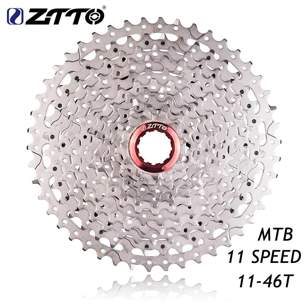 

ZTTO MTB Mountain Bike Bicycle Parts 11 Speed Wide Ratio Cassette Freewheel 11-46T For K7 Parts M8000 M9000 XT SLX