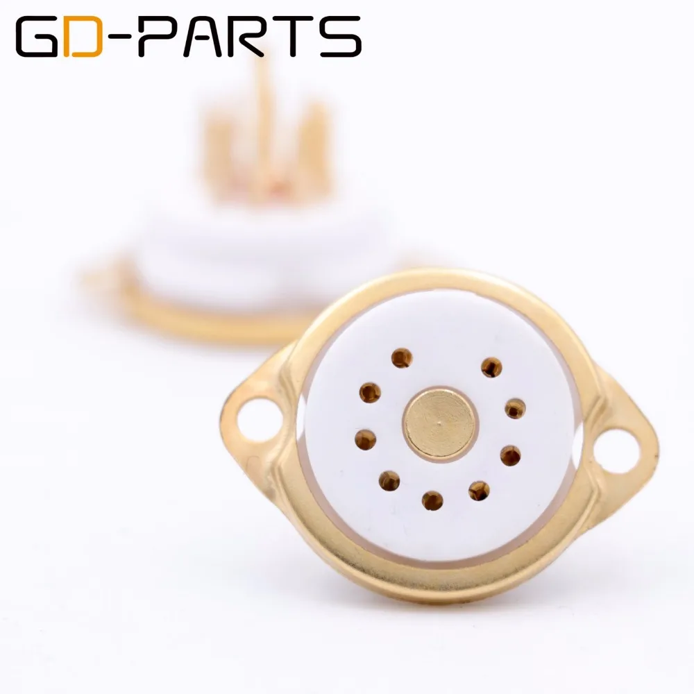 GD PARTS высококачественный позолоченный 9pin керамический трубчатый разъем для 12AX7