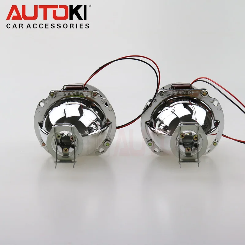 Автомобильные фары H1 H4 H7 H11 2017 2 5 биксеноновые линзы для проектора Autoki 7 1 дюйма