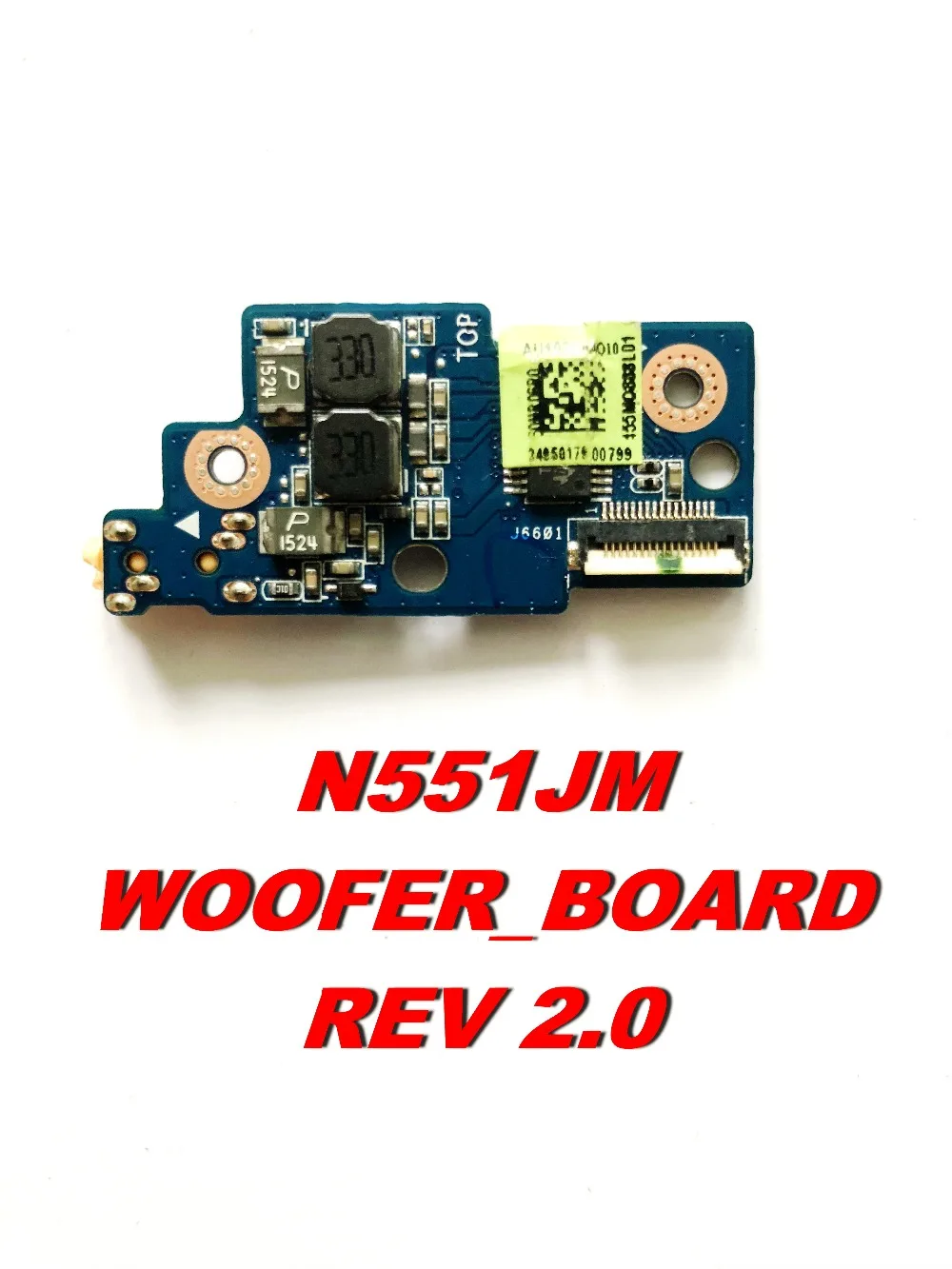 Оригинальная аудиоплата для ASUS N551JM WOOFER_BOARD REV 2 0 тестер хорошая Бесплатная