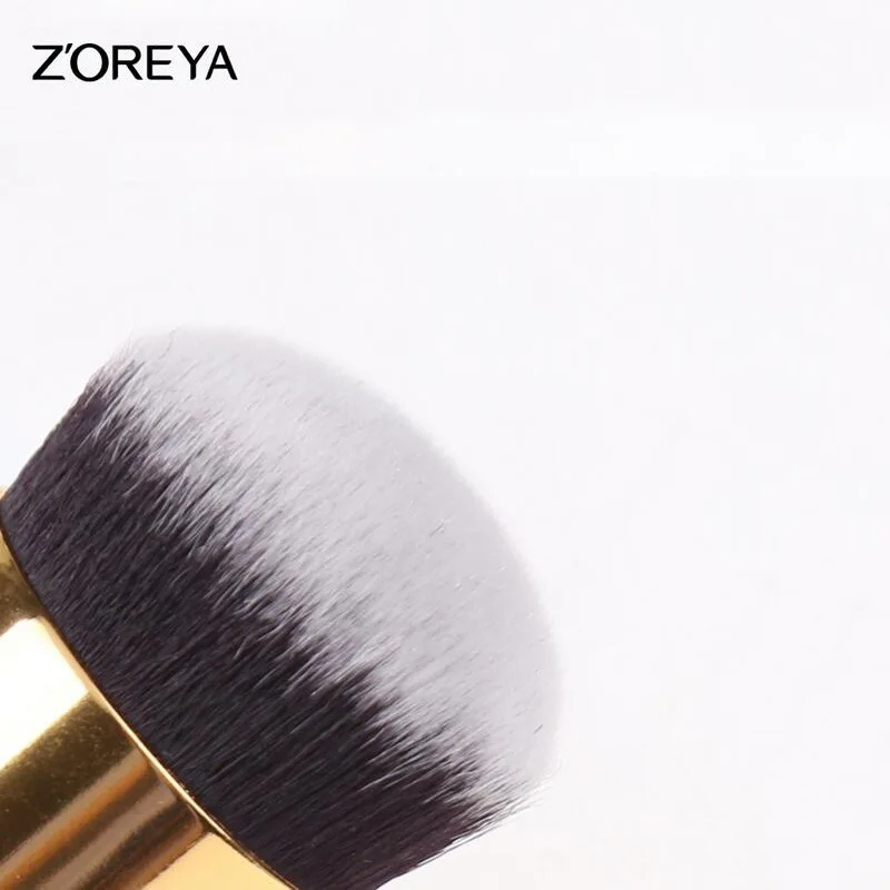 ZOREYA портативые Кисточки для макияжа большой круглый основа Кабуки кисточка