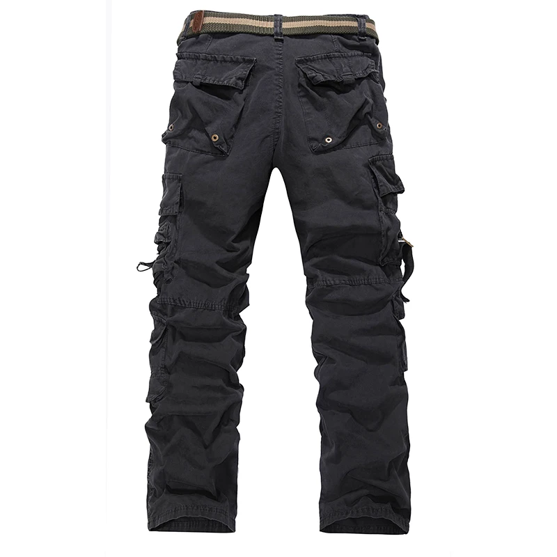 Free Shipping New Men's Fashion Casual Outdoor Pockets Army Camouflage Combat Camo Sports Cotton Long Cargo Pants Trousers | Мужская
