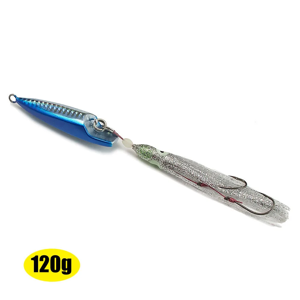 Японская рыболовная приманка Inchiku Jigs 1 шт. 120 г 4 3 унции с прищепками Octoups Assist для