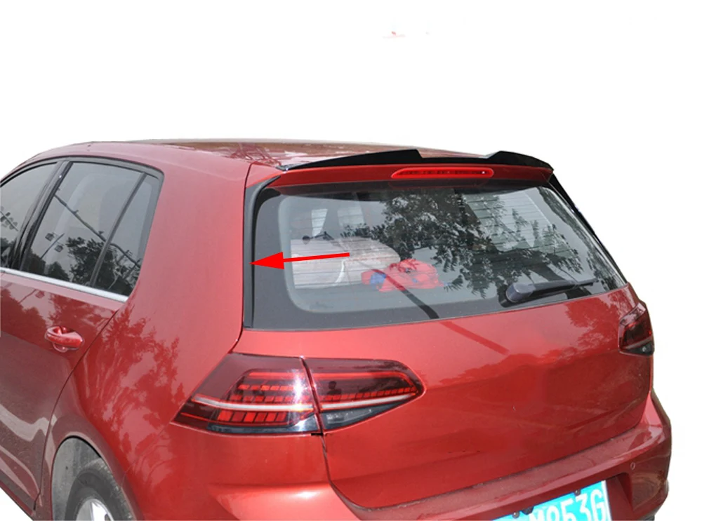 Frss hipping Gloss черный спойлер заднего крыла подходит для vw Golf 7 5 MK7 2014 2018|Спойлеры и