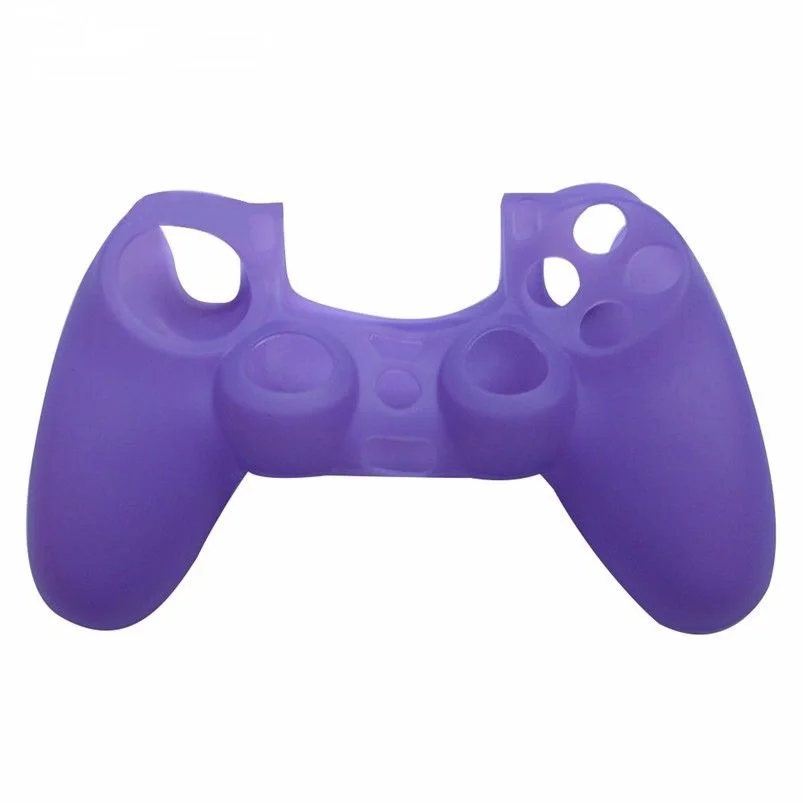 Purple Цветной силиконовый защитный чехол для SONY Playstation 4 PS4 - Цвет: Purple