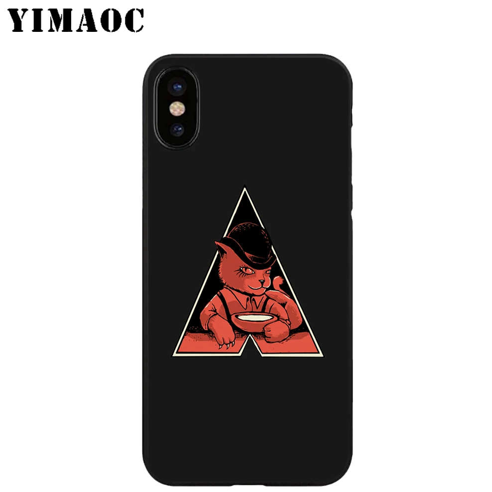YIMAOC Amazing Cat Мягкий ТПУ Черный силиконовый чехол для iPhone X или 10 8 7 6 6S Plus 5 5S SE Xr Xs Max |