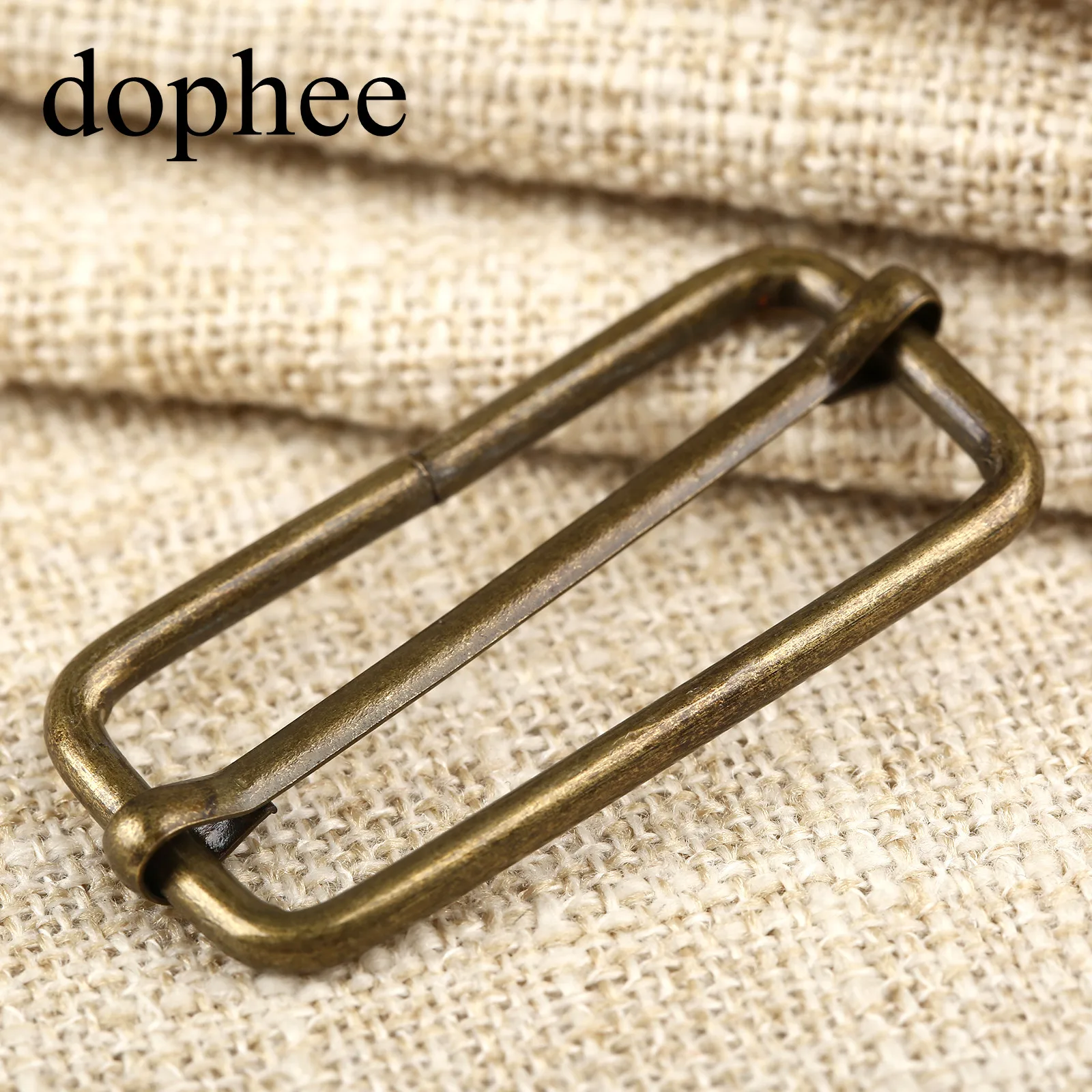 Dophee 20 шт. Металлические Регулируемые Квадратные Кольца пряжки ремень для одежды DIY рукоделие чемодан швейная ручная работа сумка кошелек пуговицы LW0462