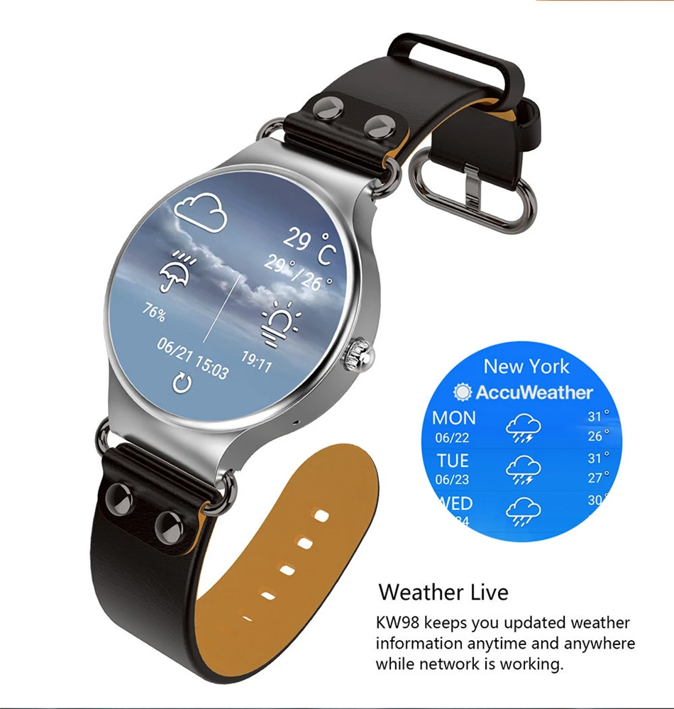 Мужские умные часы с круглым экраном, Android 3g, 1,3 дюймов, 512M+ 8G, WiFi, gps часы для Apple, samsung Vivo, умные часы для мужчин, PK KW88