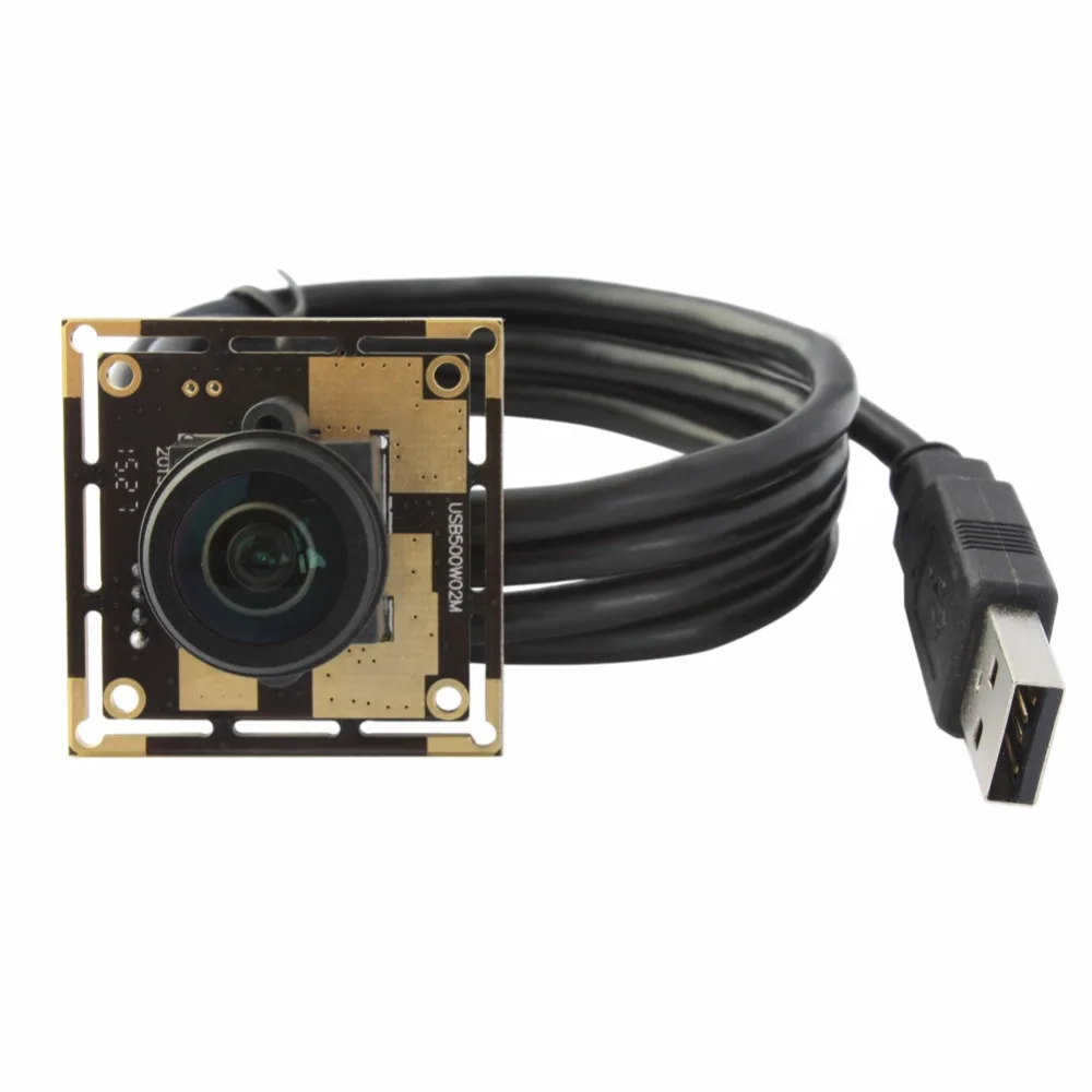2592X1944 5 0 мегапиксельная рыбий глаз USB камера CMOS OV5640 1 56 мм 180 широкоугольный