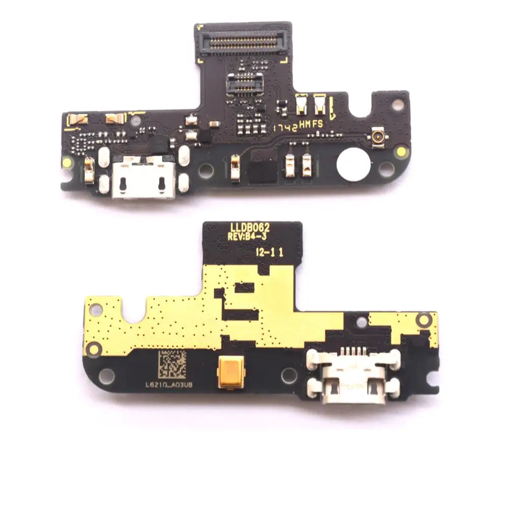 Charging board Полоса громкости питания основная плата материнская плата USB зарядное устройство Порт boad микрофон с гибким кабелем для Xiaomi Redmi Примечание 5A Prime - Цвет: Charging board