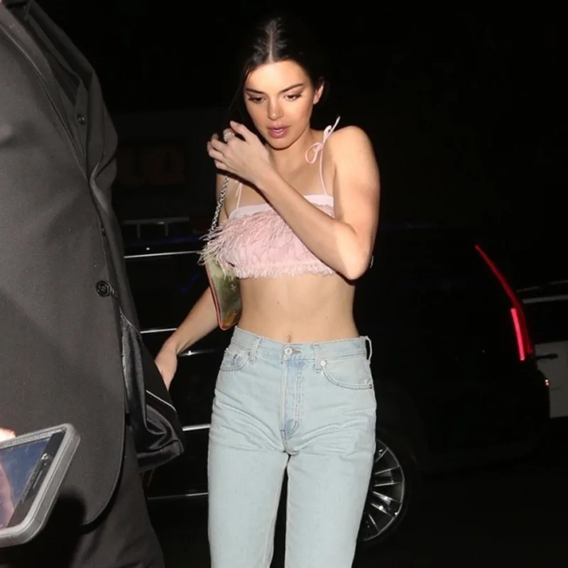 Брендовые женские модные топы на бретельках с перьями без рукавов футболки