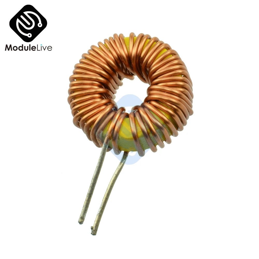 

10Pcs 100UH Toroid Core Inductors Wire Wind Wound for DIY mah--100uH 6A Coil Inductance