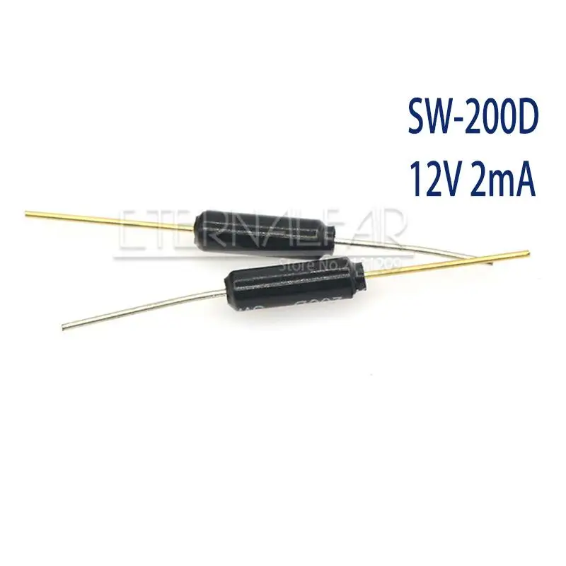 SW-200D SW-200D-420-520D SW-18010P-18015P-18020P-58010P 12V высоковибрационный переключатель наклона шарика двойные бусины пружинный датчик угла переключатели - Цвет: SW-200D