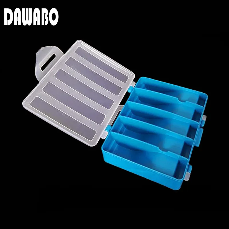 

Свинцовый грузильный ящик DAWOBO для морской удочки, коробка для аксессуаров для взрывоопасных крючков, двухсторонний пластиковый ящик для ры...