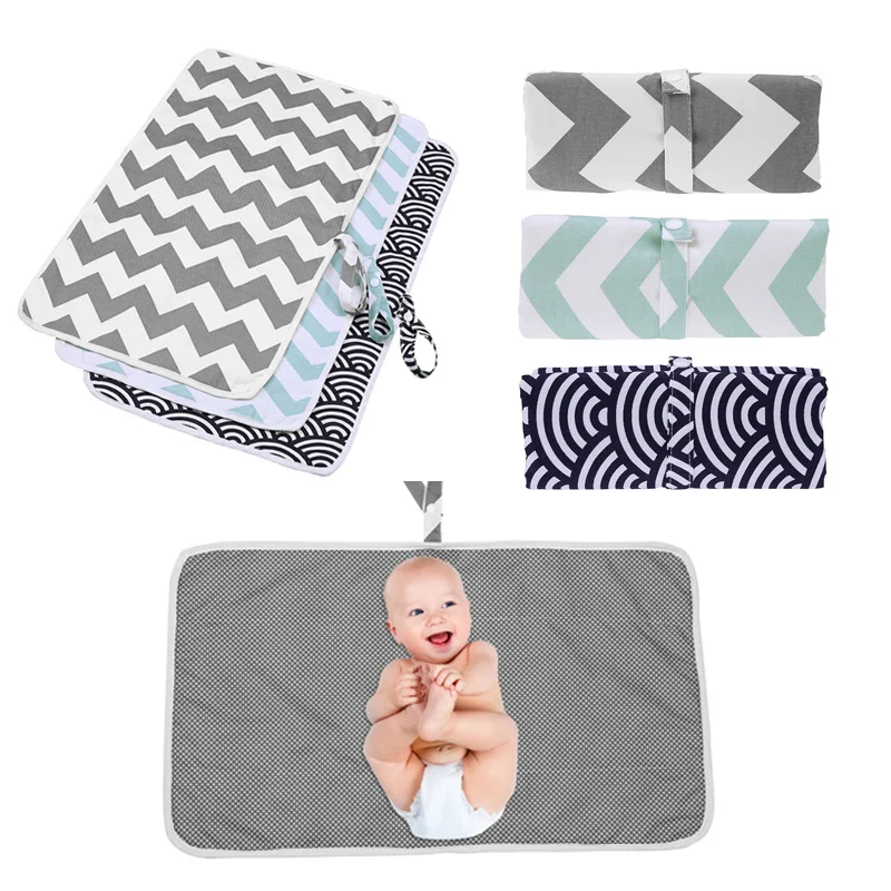

Waterproof Multi Function Portable Multifunction Diaper Changing Bag Pad Baby Mom Clean Hand Folding Mat Infant Care Products
