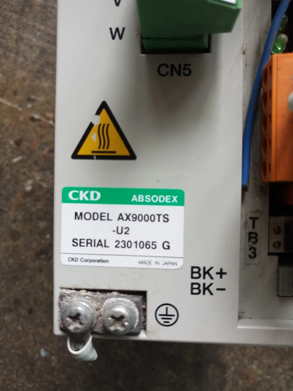 

CKD ABSODEX AX9000TS-U2 used in good condition