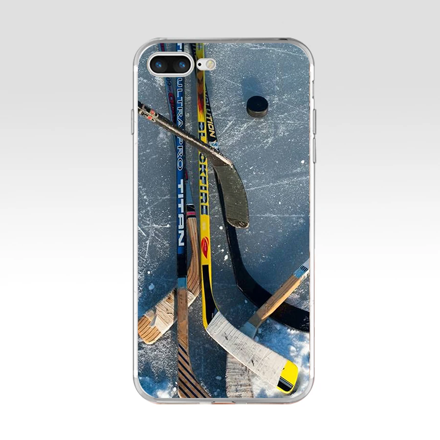 160WE I love ICE Hockey Мягкий ТПУ силиконовый чехол для Apple iPhone 6 6s 7 8 plus чехол - Цвет: 4