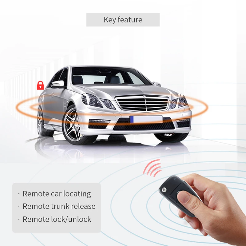 EASYGUARD Универсальный 4 двери дистанционного управления Центральная система