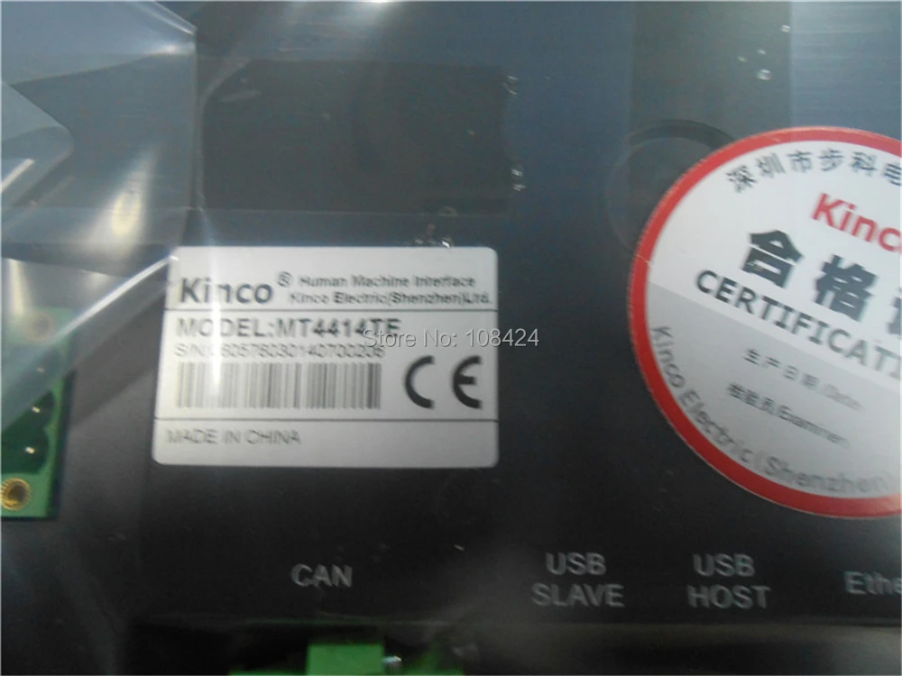 HMI MT4414TE Kinco eView 7 дюймовый USB хост Ethernet с бесплатным кабелем программирования и