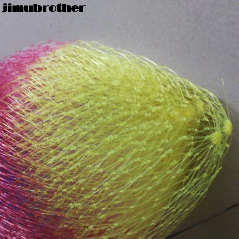 Разноцветная рыболовная сеть 3 размера складная нейлоновая снасть сачок все