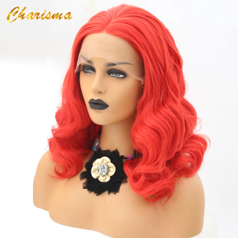 Парики из синтетического кружевного фронта Charisma Body Wave с естественной линией