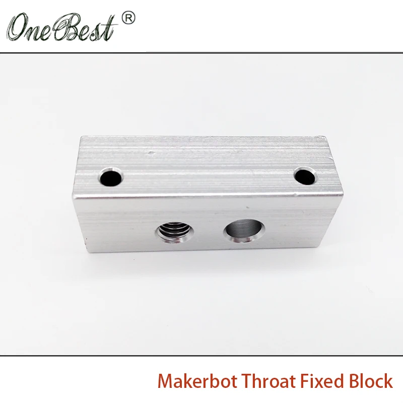 Экструдер Makerbot MK8 с одной головкой 42x16x13 мм алюминиевый блок для 3D-принтера |