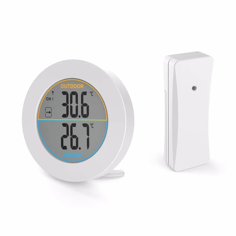 

Table Wireless Thermometer LCD Digital Display Indoor Outdoor Sensor Temperature Sensor Thermometers Tester Tools