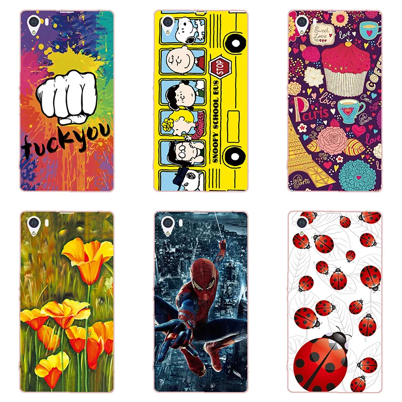 hard Plastic phone case cover For Sony Xperia Z1 L39H C6903 C6943 C6902 LT39 C6906 shell Painted Flower |