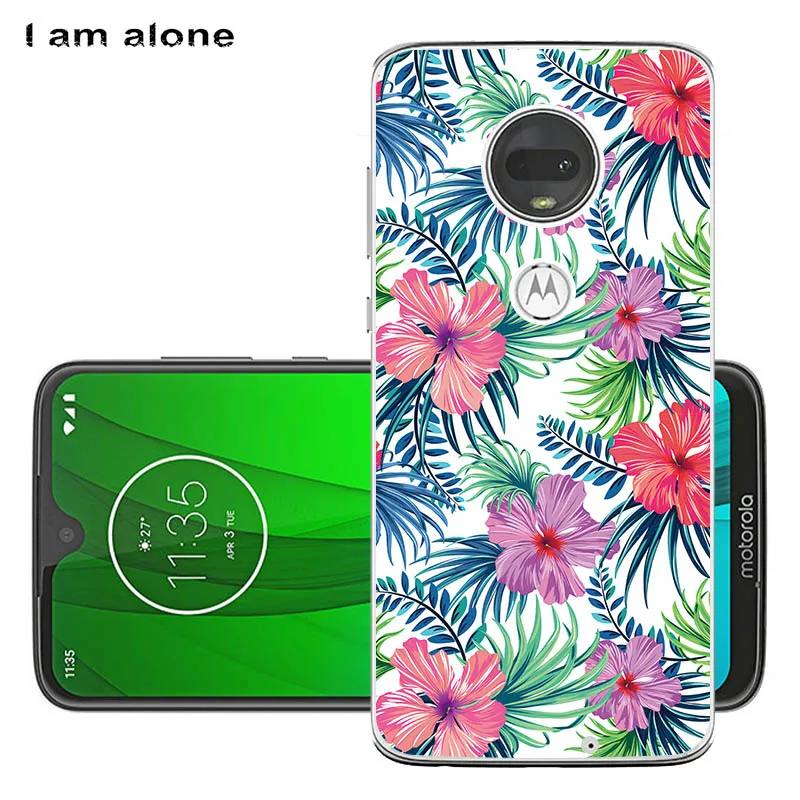 Чехлы для телефонов I am alone для Motorola Moto G7 G7 Play G7 power Solf из ТПУ, модные милые Чехлы для Moto G7 - Цвет: Solf TPU HH37
