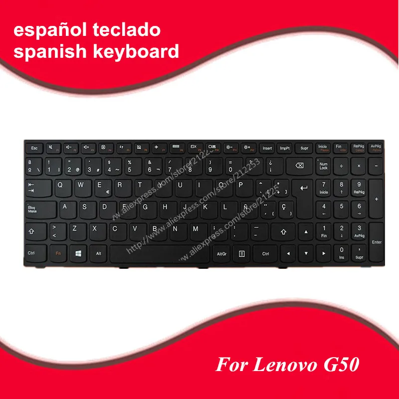 Фото Запчасти Teclado испанской клавиатурой для IBM lenovo G50 Z50 Z50-70 Z50-75 G50-70A G50-70 H G50-30 G50-45 G50-70m