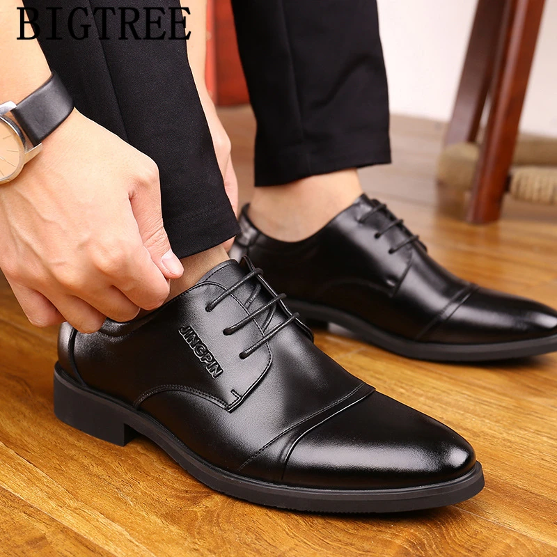 Мужская Свадебная обувь официальная из натуральной кожи итальянская