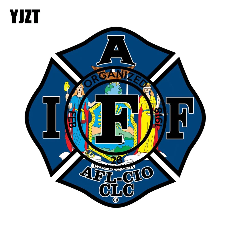 YJZT 14 5 см * AFL CIO CLC наклейка светоотражающая ПВХ забавная Автомобильная 12