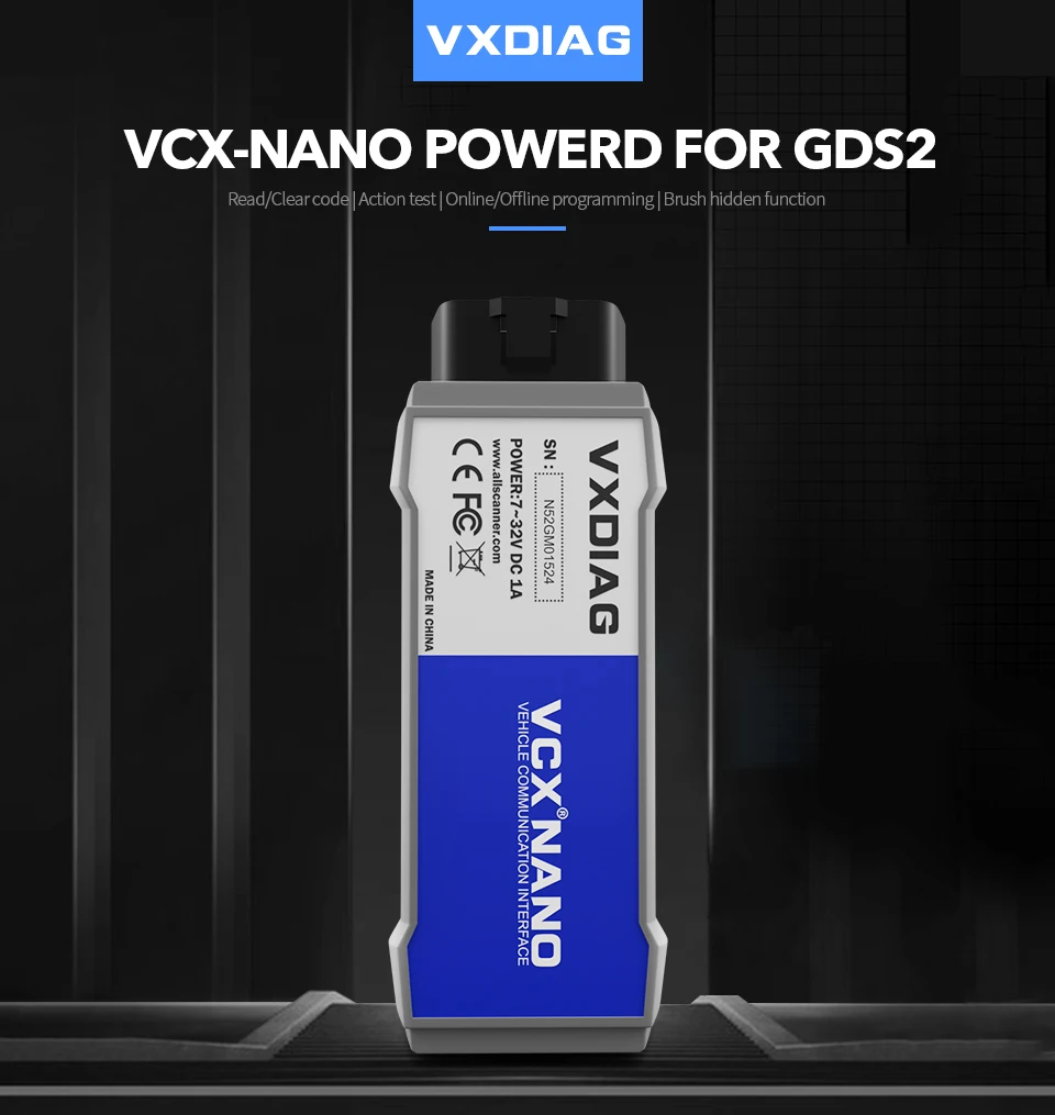 VXDIAG VCX NANO для GM/OPEL GDS2 диагностический инструмент wifi версия VXDIAG VCX NANO Vxdiag для Gm Tech2 как для gm mdi