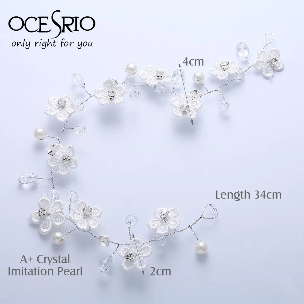 Новинка свадебные тиары и короны с цветочным рисунком для невесты OCESRIO