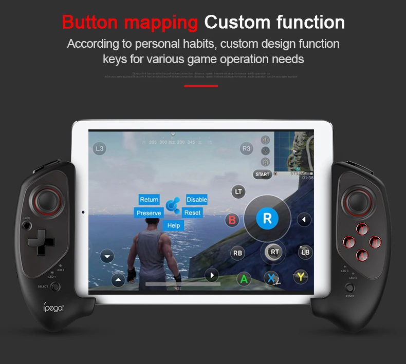 IPega PG-9083 Bluetooth Джойстик Геймпад V4.2 беспроводной игровой контроллер для Android/Windows планшетный ПК