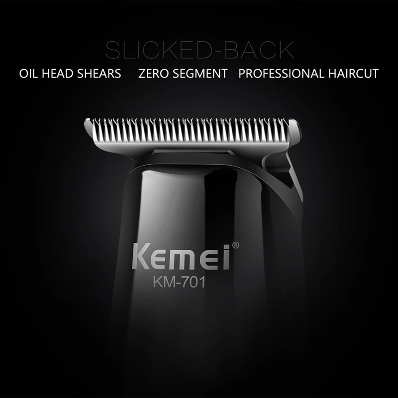 Kemei KM-701 0 мм мощная электрическая машинка для стрижки волос бритва моделирования