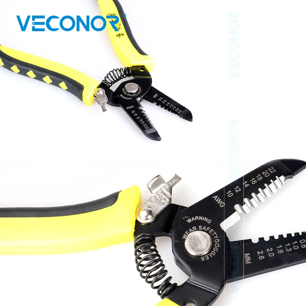 

10-22 AWG Copper Cable Hardened Steel Wire Stripper Plier