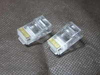wholesale 100pcs new rj45 connector special 10p10c crystal head network connector to russia