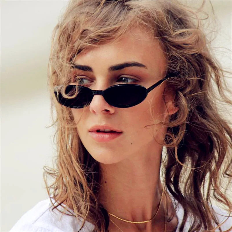 Занавес Gafas de Sol Mujer европейский стиль модные коровья кожа маленькая оправа