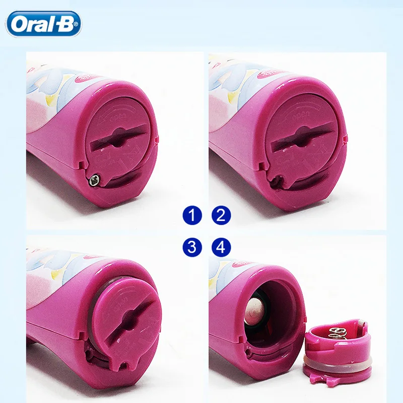 Детская электрическая зубная щетка Oral B для детской гигиены полости рта с 7200 раз